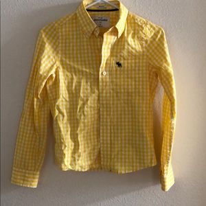 boys Abercrombie long sleeve button down